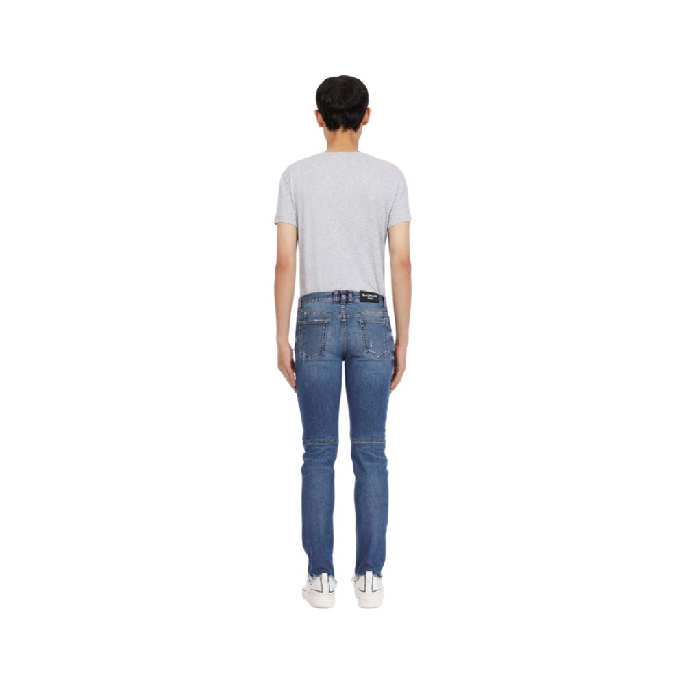 BALMAIN ZIP TAPERED JEANS - Picture 4 of 5